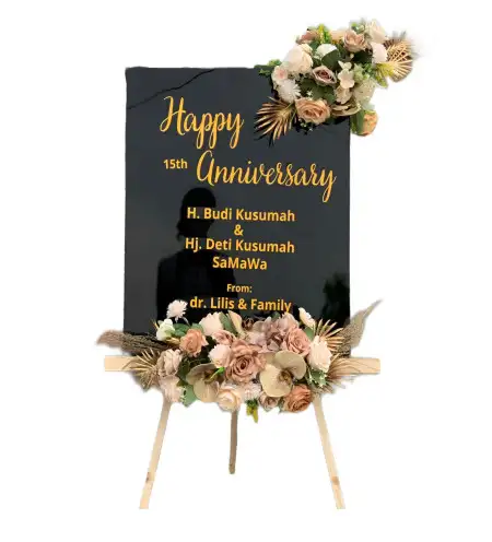 Papan Bunga Akrilik Malinau