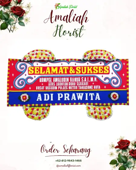 Papan Bunga Ucapan Selamat Malinau